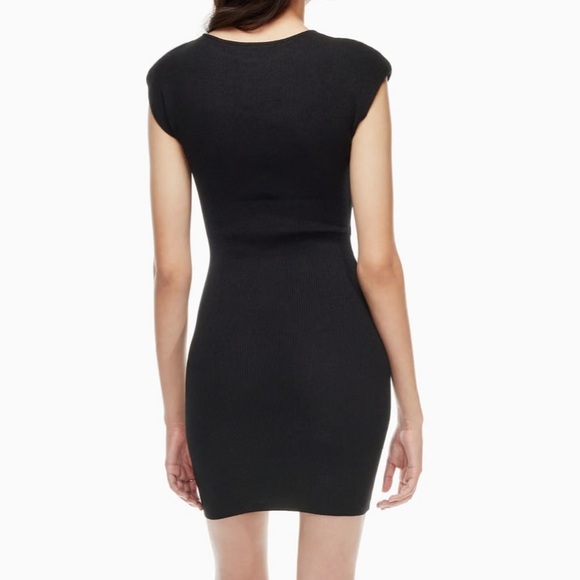 Aritzia Cut-Out Knit Mini Dress - Picture 2 of 8